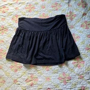 Old Navy Black Mini Skater Skirt